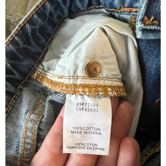 FREE PROPLE NWT WOMEN'S SIZE 27 “THE VIRGIN LABEL" DISTRESSED SKINNY JEAN - Picture 7 of 12